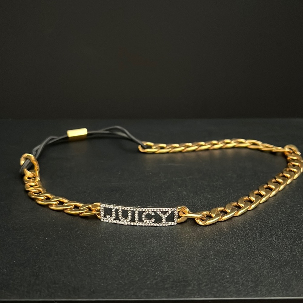 Juicy Couture Chain Headband in Gold